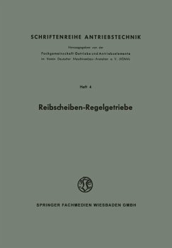 Reibscheiben-Regelgetriebe (eBook, PDF) - Thomas, W.; Niemann, Gustav