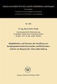 Möglichkeiten und Grenzen der Ermittlung von fertigungstechnischen Kennzahlen und Richtwerten (eBook, PDF)