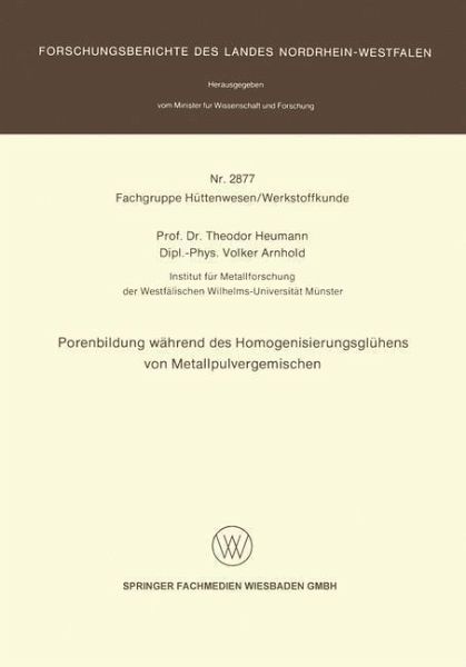 Porenbildung während des Homogenisierungsglühens von Metallpulvergemischen (eBook, PDF)