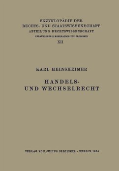 Cover Handels- und Wechselrecht (eBook, PDF)