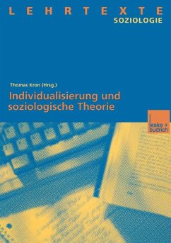 Individualisierung und soziologische Theorie (eBook, PDF)