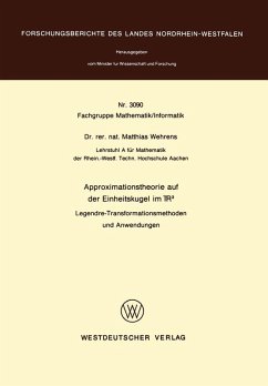 Approximationstheorie auf der Einheitskugel im R3 (eBook, PDF) - Wehrens, Matthias
