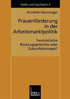 Frauenförderung in der Arbeitsmarktpolitik (eBook, PDF) - Henninger, Annette