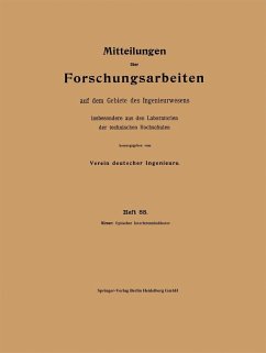 Cover Mitteilungen über Forschungsarbeiten auf dem Gebiete des Ingenieurwesens (eBook, PDF)
