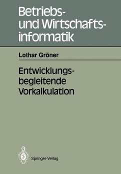 Entwicklungsbegleitende Vorkalkulation (eBook, PDF) - Gröner, Lothar