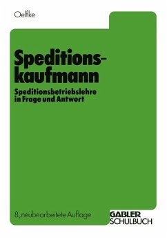 Speditionskaufmann (eBook, PDF) - Oelfke, Wolfgang