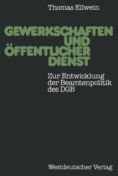 Cover Gewerkschaften und öffentlicher Dienst (eBook, PDF)
