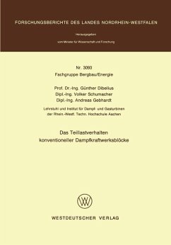 Cover Das Teillastverhalten konventioneller Dampfkraftwerksblöcke (eBook, PDF)