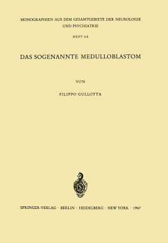Das Sogenannte Medulloblastom (eBook, PDF) - Gullota, F.
