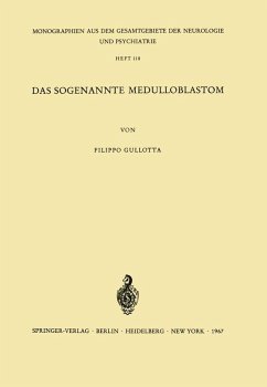 Cover Das Sogenannte Medulloblastom (eBook, PDF)