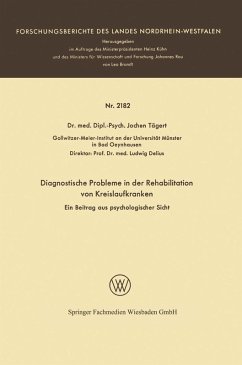 Diagnostische Probleme in der Rehabilitation von Kreislaufkranken (eBook, PDF) - Trägert, Jochen