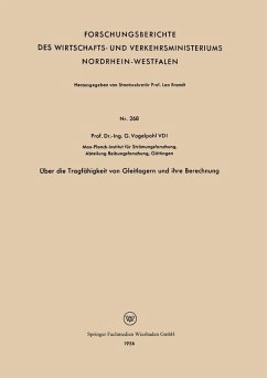 Cover Über die Tragfähigkeit von Gleitlagern und ihre Berechnung (eBook, PDF)