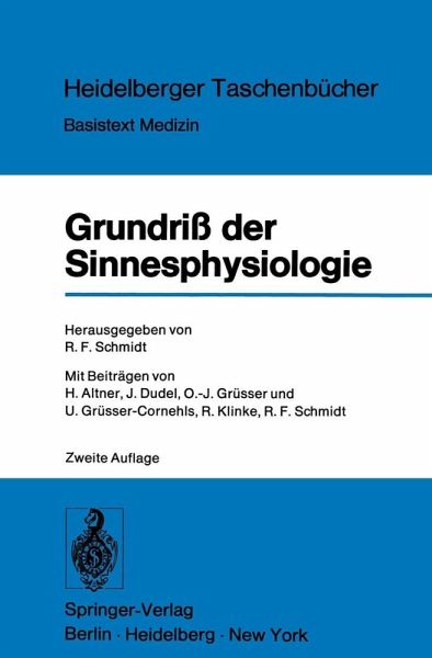 Grundriß der Sinnesphysiologie (eBook, PDF) Grundriß der Sinnesphysiologie (eBook, PDF)