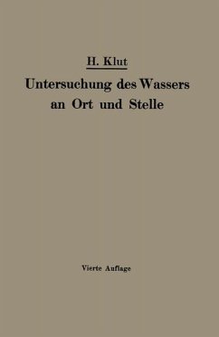 Untersuchung des Wassers an Ort und Stelle (eBook, PDF) - Klut, Hartnig