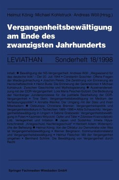 Vergangenheitsbewältigung am Ende des zwanzigsten Jahrhunderts (eBook, PDF) - Kohlstruck, Michael