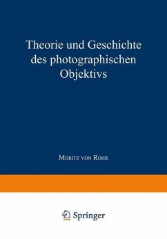 Cover Theorie und Geschichte des Photographischen Objektivs (eBook, PDF)
