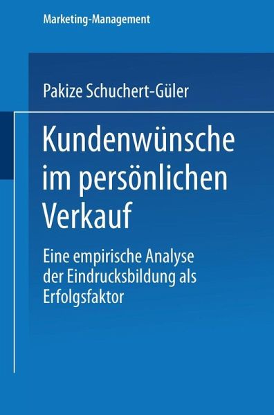 Kundenwünsche im persönlichen Verkauf (eBook, PDF)