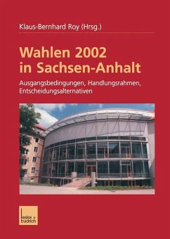 Wahlen 2002 in Sachsen-Anhalt (eBook, PDF)