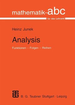 Analysis (eBook, PDF) - Junek, Heinz