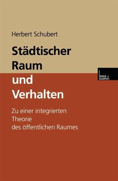 Städtischer Raum und Verhalten (eBook, PDF) - Schubert, Herbert