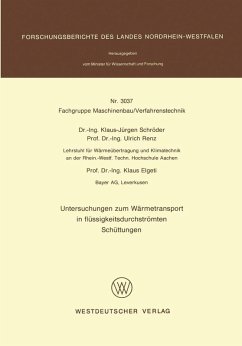 Cover Untersuchungen zum Wärmetransport in flüssigkeitsdurchströmten Schüttungen (eBook, PDF)
