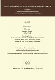 Analyse der internationalen industriellen Zusammenarbeit (eBook, PDF) Analyse der internationalen industriellen Zusammenarbeit (eBook, PDF)