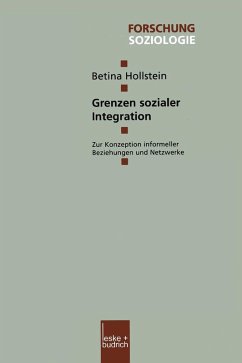 Grenzen sozialer Integration (eBook, PDF) - Hollstein, Betina