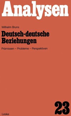 Deutsch-deutsche Beziehungen (eBook, PDF) - Bruns, Wilhelm