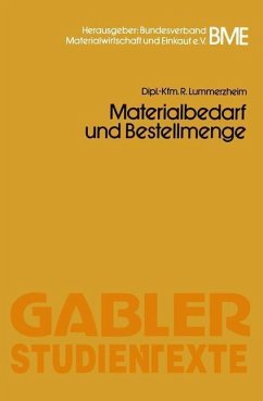 Materialbedarf und Bestellmenge (eBook, PDF) - Lummerzheim, Richard