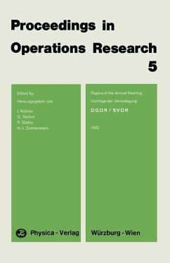 Proceedings in Operations Research 5 (eBook, PDF)