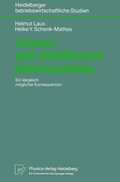 Lineare und nichtlineare Anreizsysteme (eBook, PDF) - Laux, Helmut; Schenk-Mathes, Heike