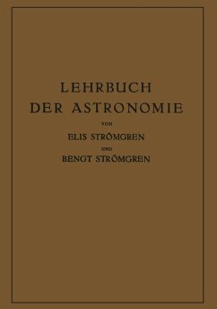 Lehrbuch der Astronomie (eBook, PDF) - Strömgren, Elis; Strömgren, Bengt