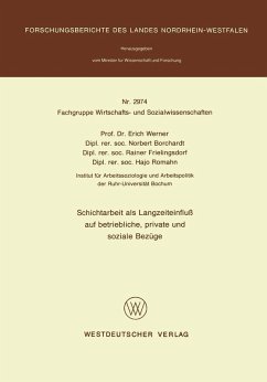 Cover Schichtarbeit als Langzeiteinfluß auf betriebliche, private und soziale Bezüge (eBook, PDF)