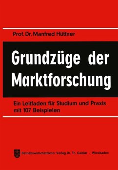 Grundzüge der Marktforschung (eBook, PDF) - Hüttner, Manfred