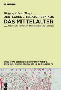 Cover Das geistliche Schrifttum von den Anfängen bis zum Beginn des 14. Jahrhunderts (eBook, PDF)