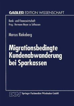 Migrationsbedingte Kundenabwanderung bei Sparkassen (eBook, PDF)