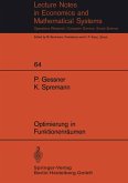 Optimierung in Funktionenräumen (eBook, PDF)