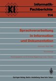 Sprachverarbeitung in Information und Dokumentation (eBook, PDF)