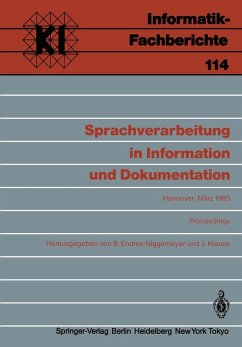 Cover Sprachverarbeitung in Information und Dokumentation (eBook, PDF)