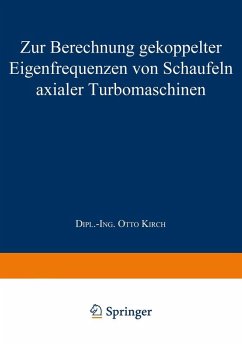 Cover Zur Berechnung gekoppelter Eigenfrequenzen von Schaufeln axialer Turbomaschinen (eBook, PDF)