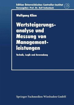 Cover Wertsteigerungsanalyse und Messung von Managementleistungen (eBook, PDF)