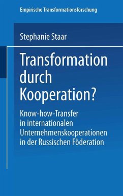 Transformation durch Kooperation? (eBook, PDF) - Staar, Stephanie