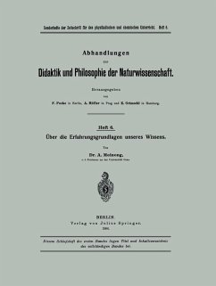 Cover Über die Erfahrungsgrundlagen unseres Wissens (eBook, PDF)