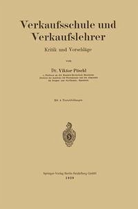 Cover Verkaufsschule und Verkaufslehrer (eBook, PDF)