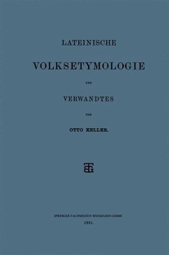 Cover Lateinische Volksetymologie und Verwandtes (eBook, PDF)