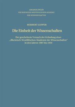 Cover Die Einheit der Wissenschaften (eBook, PDF)
