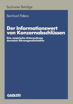 Cover Der Informationswert von Konzernabschlüssen (eBook, PDF)