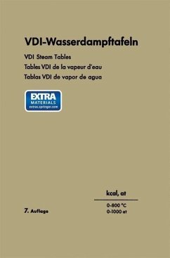 VDI-Wasserdampftafeln / VDI Steam Tables / Tables VDI de la vapeur d'eau / Tablas VDI de vapor de agua (eBook, PDF) - Schmidt, Ernst