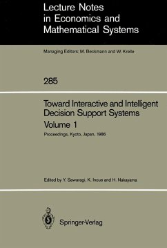Toward Interactive and Intelligent Decision Support Systems (eBook, PDF)