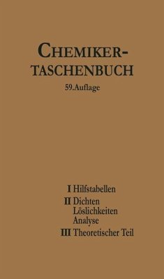 Chemiker-Taschenbuch (eBook, PDF) - Biedermann, Rudolf; Koppel, I.; Roth, W. A.